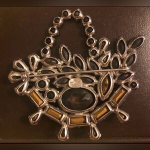 Vintage Gazell Sterling Sliver Brand Brooch